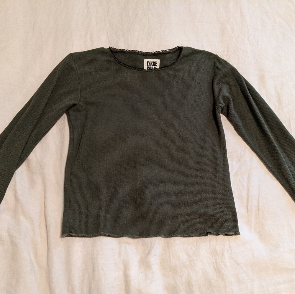 Long Sleeve Waffle Knit Lykke Wullf